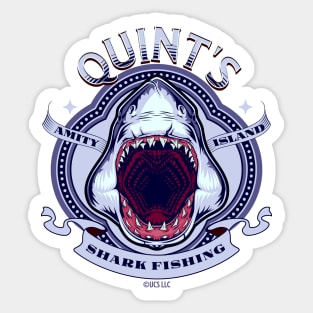 Quint`s shark fishing Sticker